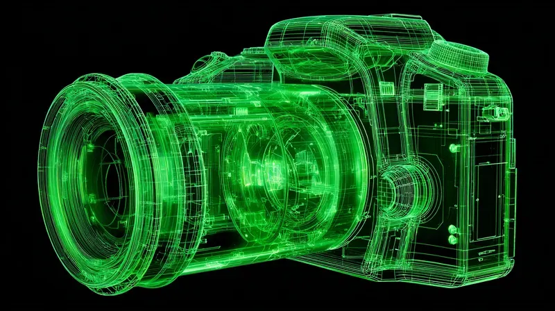 Cyberpunk Wireframe Scanners