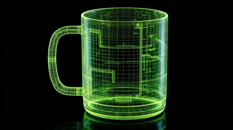 Cyberpunk Wireframe Scanners