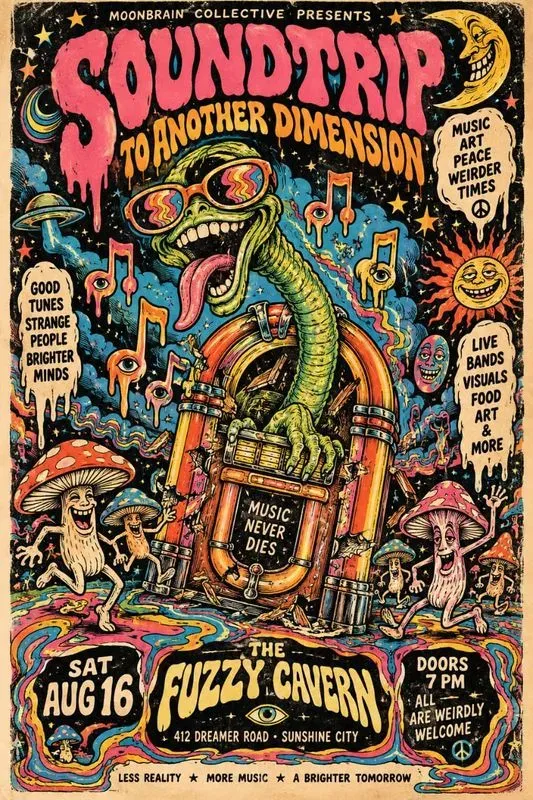 Psychedelic Underground Posters