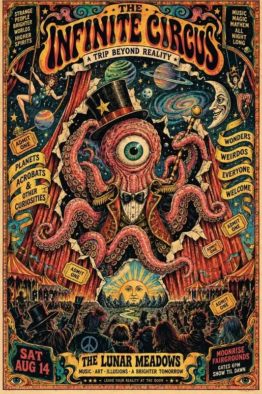 Psychedelic Underground Posters