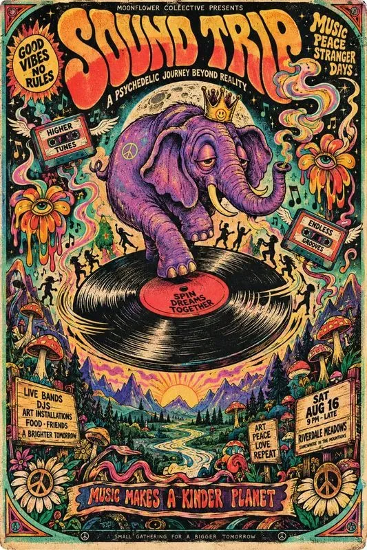 Psychedelic Underground Posters