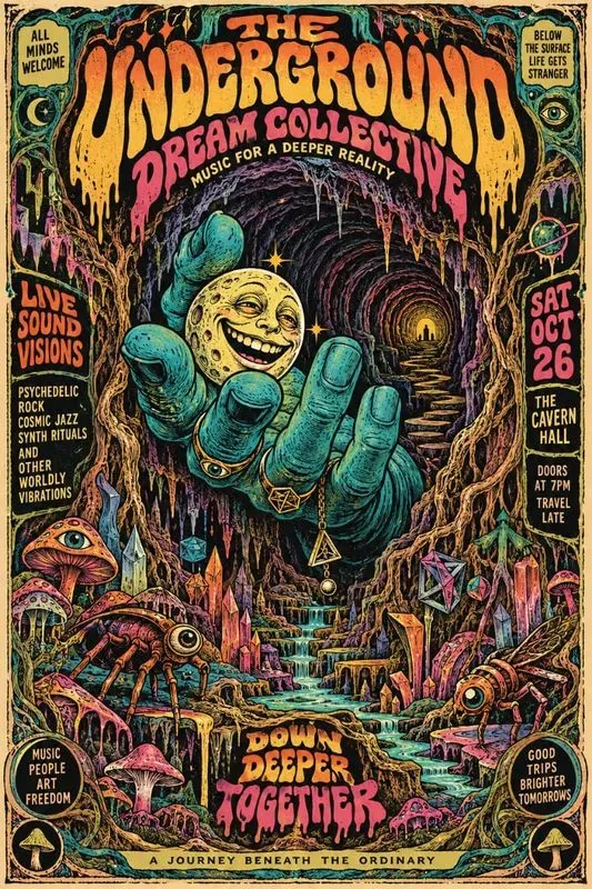 Psychedelic Underground Posters