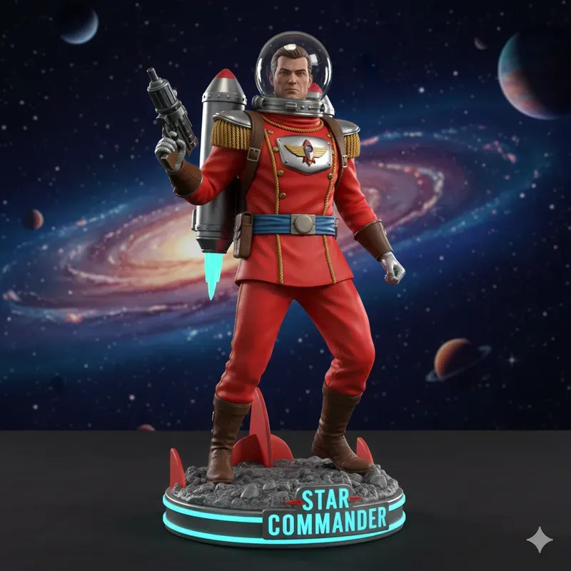 3D Iconic Figurine Legends