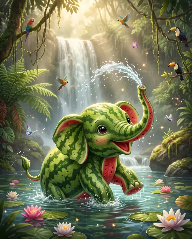 Animal Fruit Fantasy Art Generator