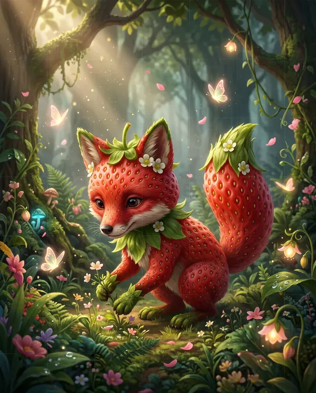 Animal Fruit Fantasy Art Generator