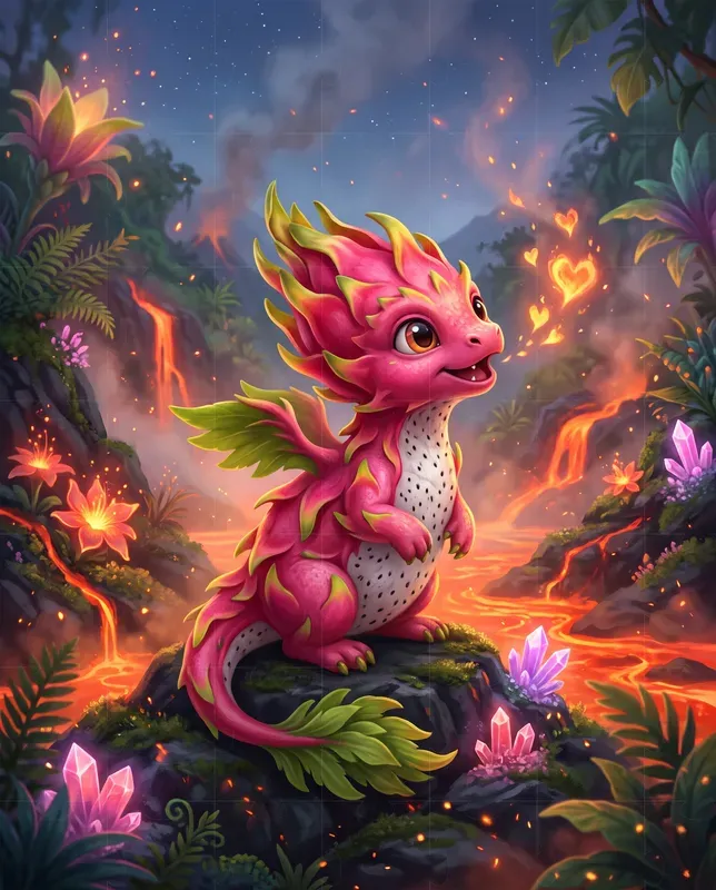 Animal Fruit Fantasy Art Generator