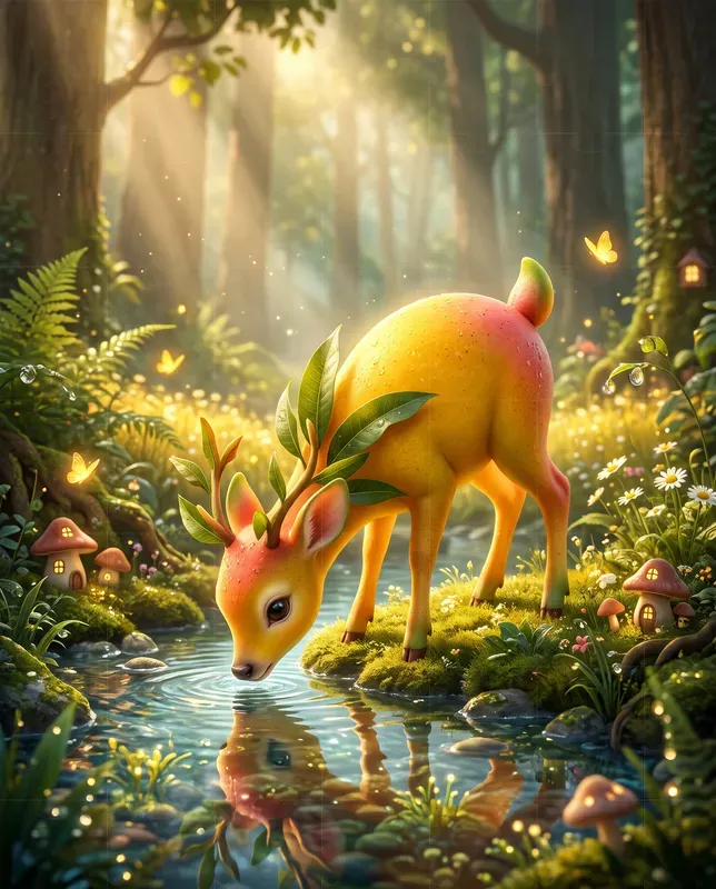 Animal Fruit Fantasy Art Generator