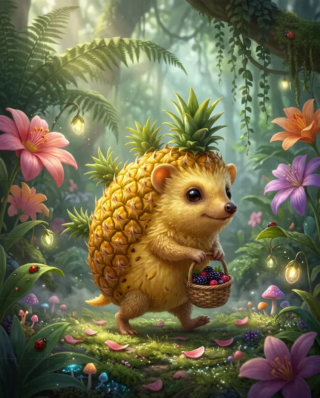 Animal Fruit Fantasy Art Generator