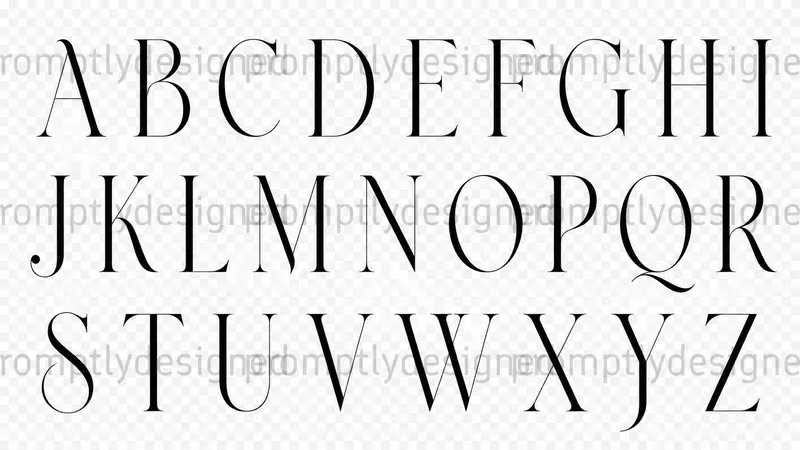 Luxury Typeface Concepts
