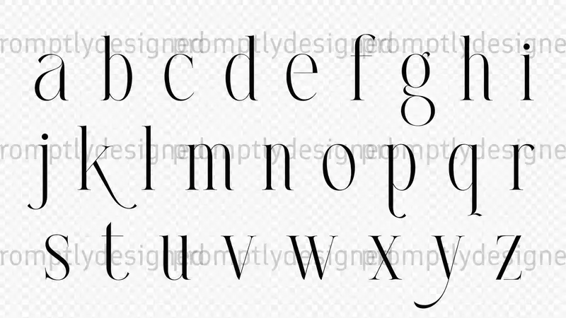Luxury Typeface Concepts