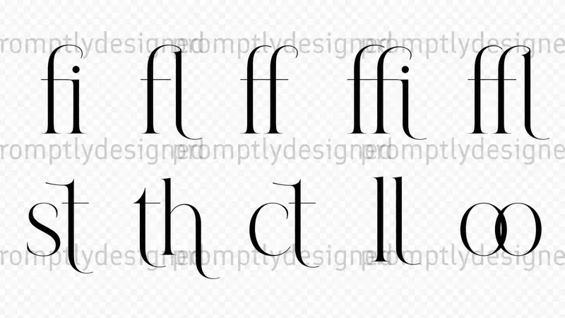Luxury Typeface Concepts