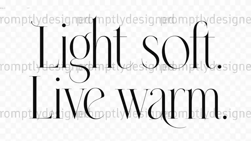 Luxury Typeface Concepts