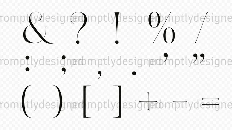 Luxury Typeface Concepts