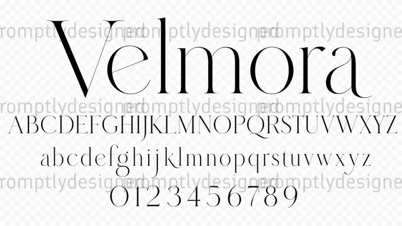 Luxury Typeface Concepts