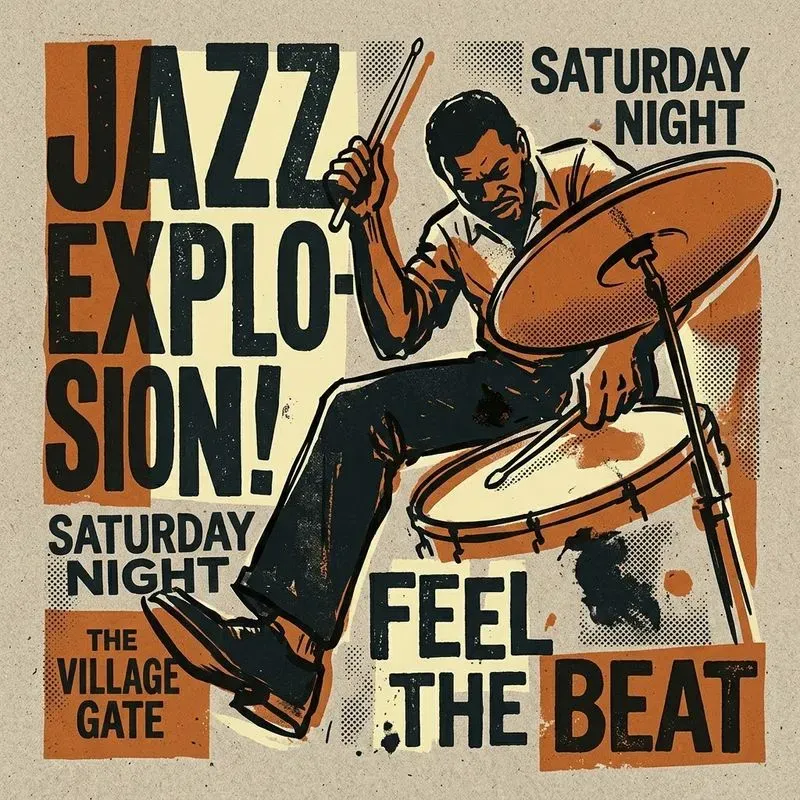 Retro Screenprint Posters