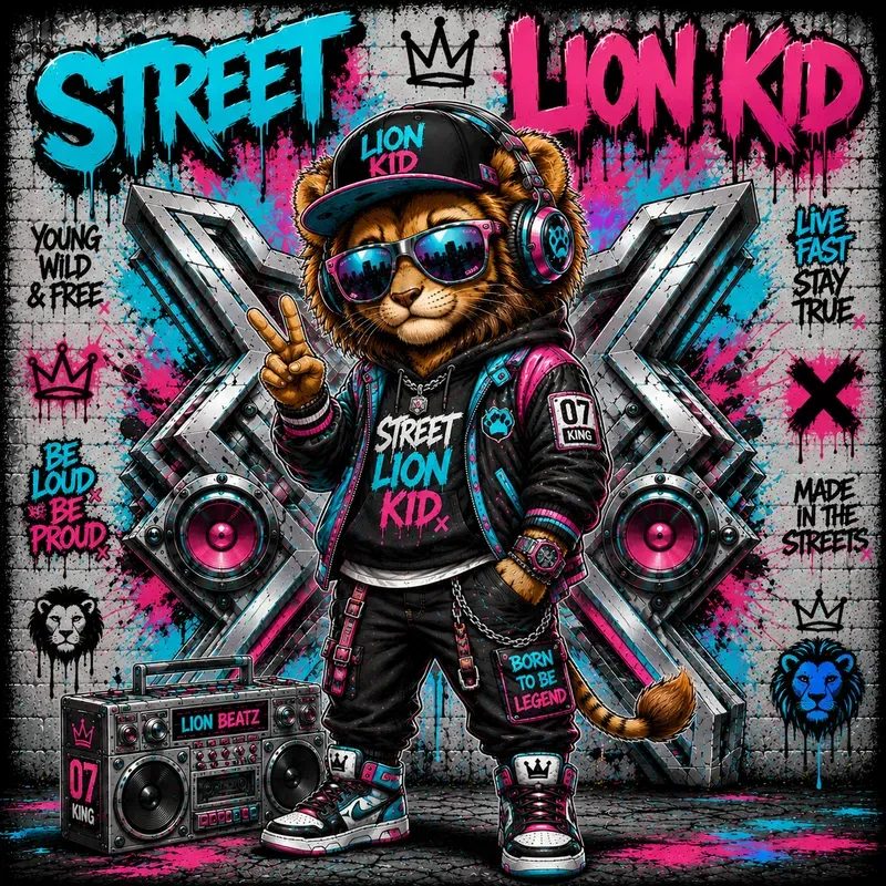 Street Kid Graffiti Tshirts
