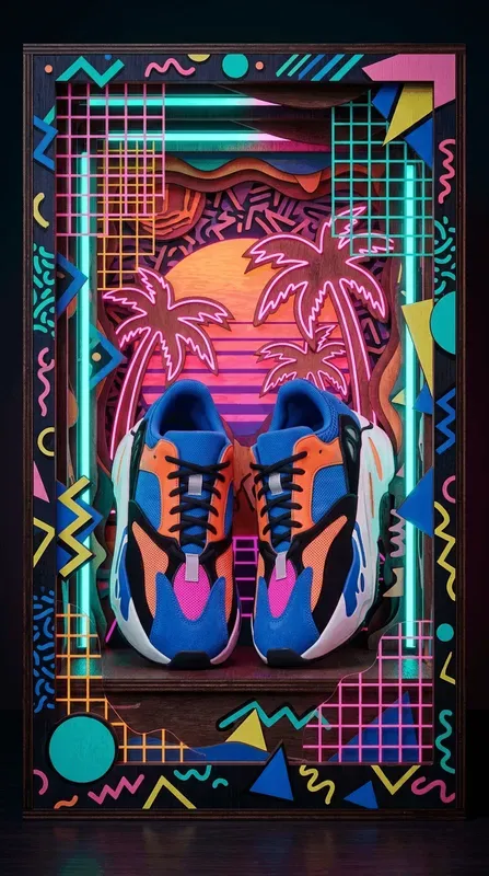 Electric 80s Memphis Wood Nooks