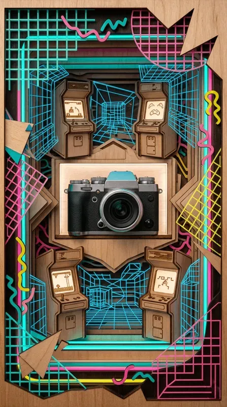 Electric 80s Memphis Wood Nooks