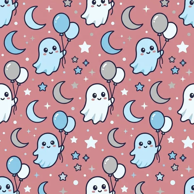 Creepy Cute Halloween Seamless Patterns