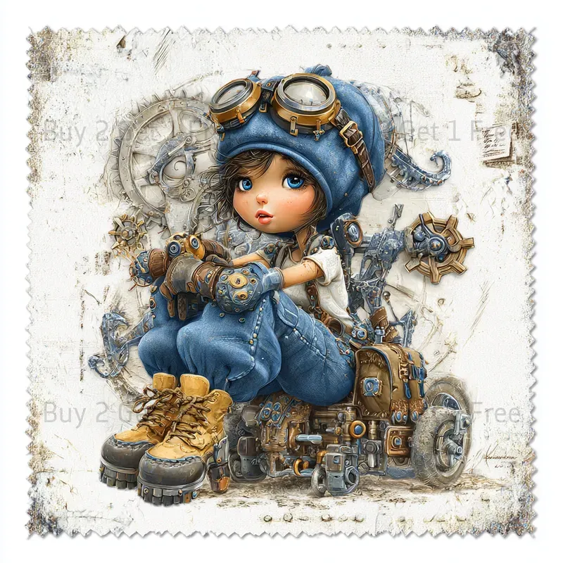 Steampunk Gearsmith Stamp Stickers