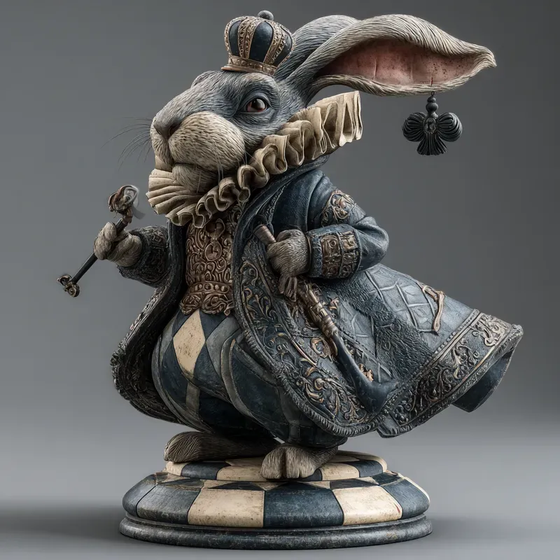 Wonderland Chess Pieces