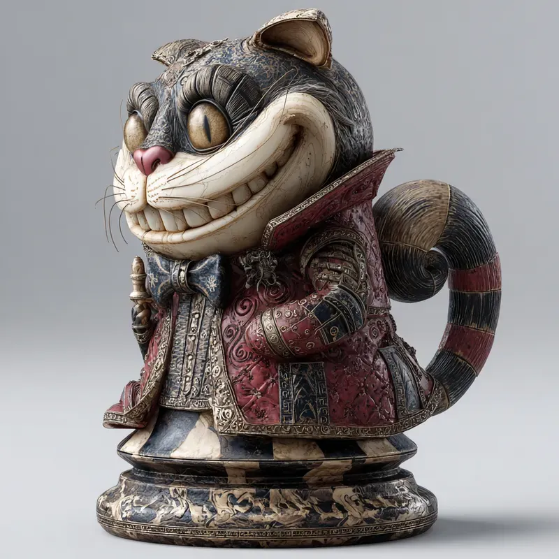 Wonderland Chess Pieces