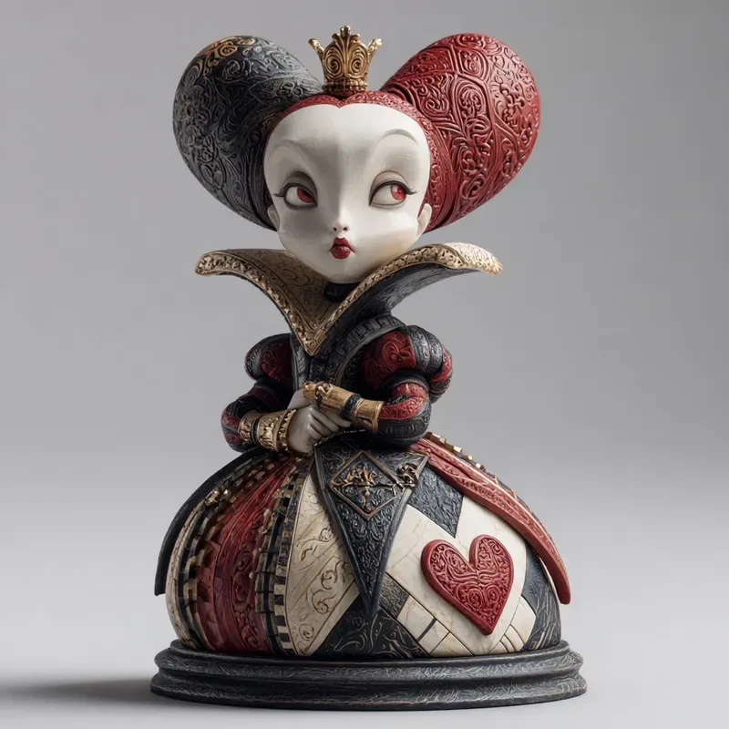 Wonderland Chess Pieces