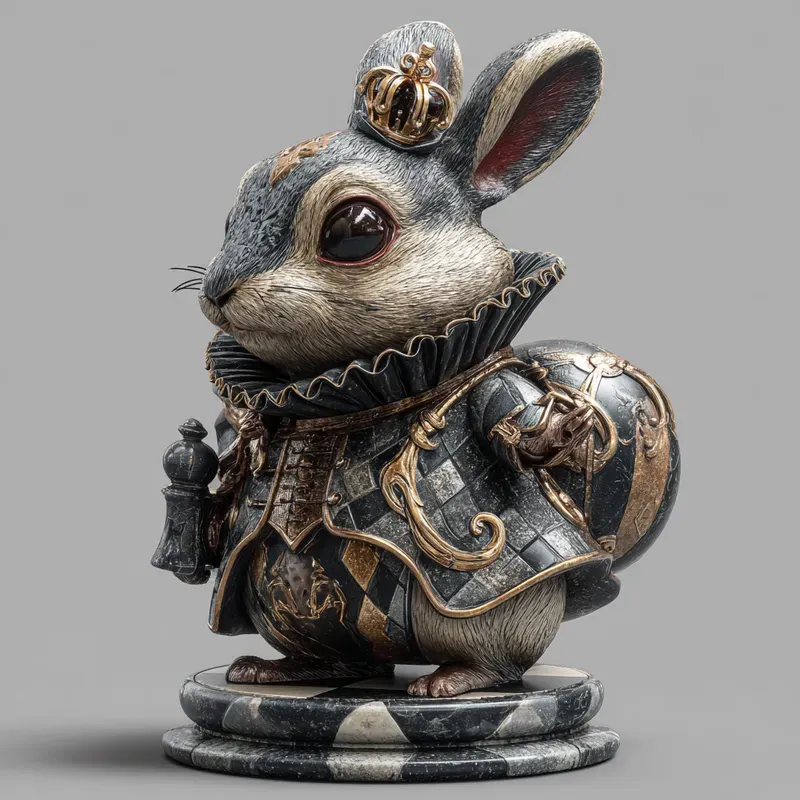 Wonderland Chess Pieces