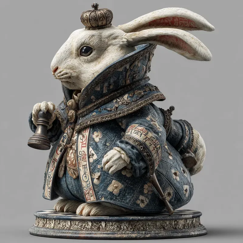 Wonderland Chess Pieces