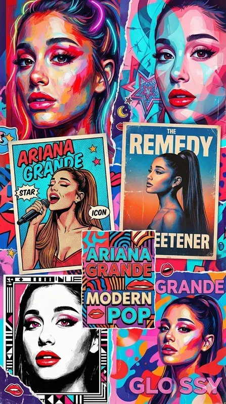Pop Celebrity Collage Posters