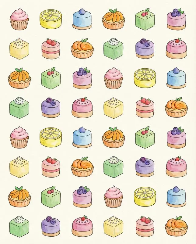 Cute Watercolor Patterns