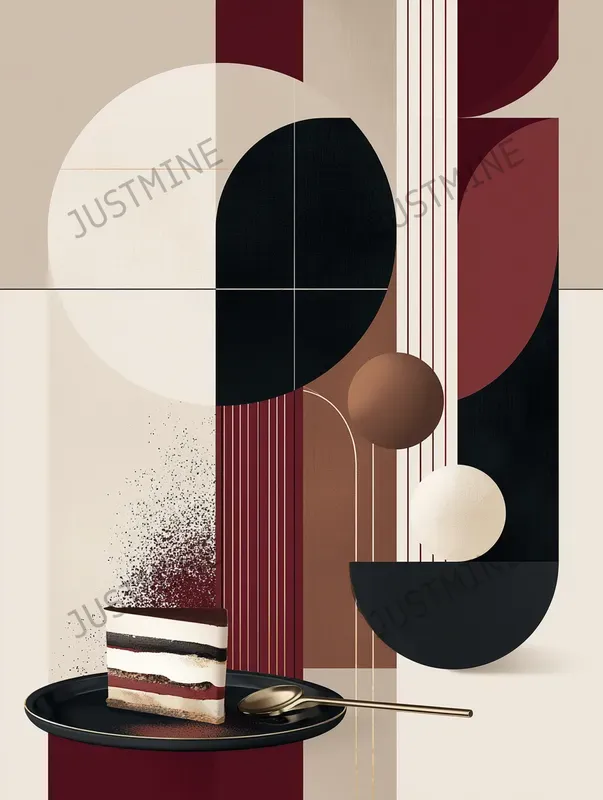 Modern Abstract Italian Bistro Wall Art