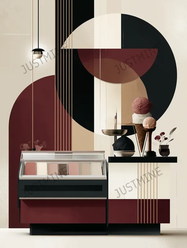 Modern Abstract Italian Bistro Wall Art