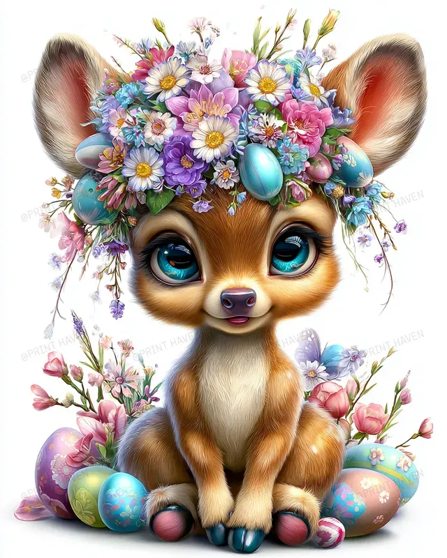 Cute Easter Characters