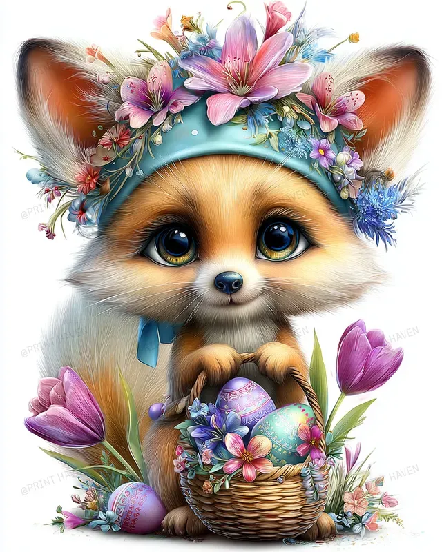 Cute Easter Characters