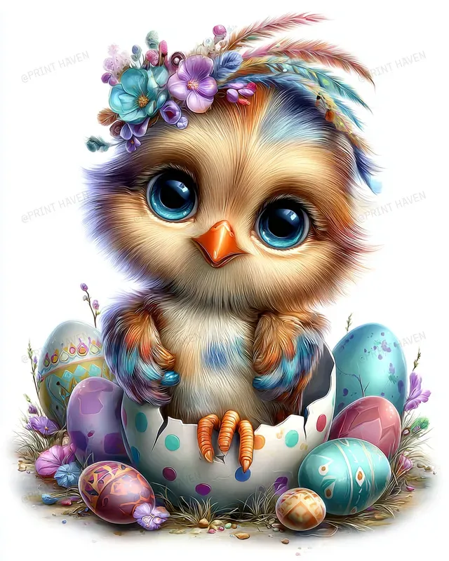Cute Easter Characters