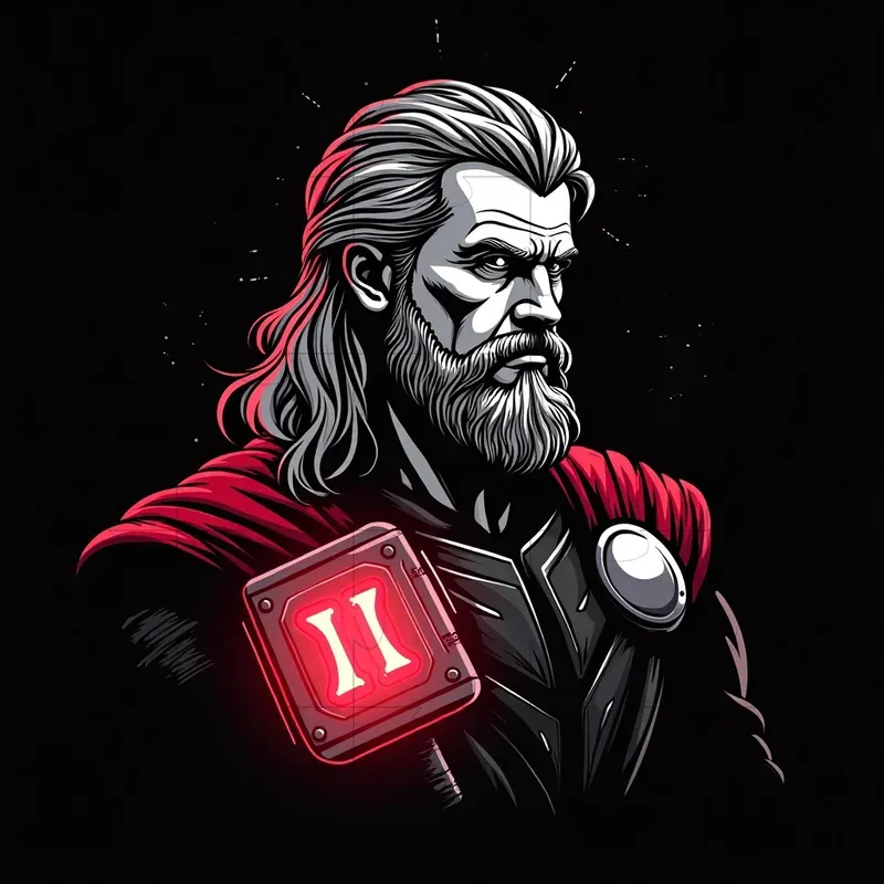 Iconic Figures Neon Art