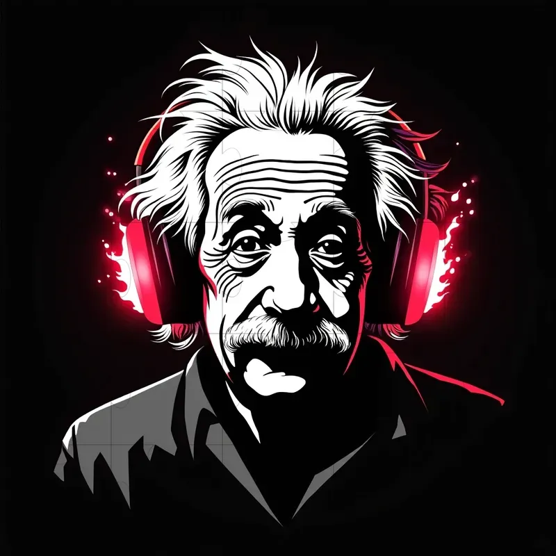 Iconic Figures Neon Art