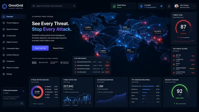 Global Network Saas Dashboards