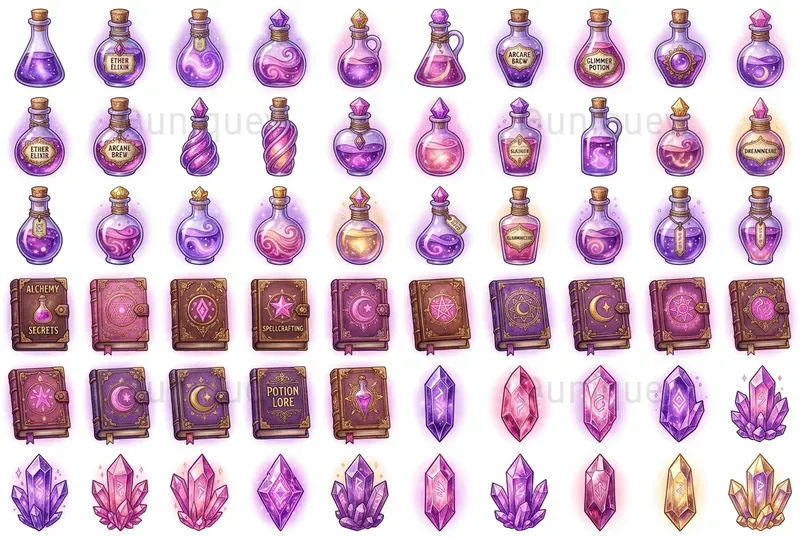 2D RPG Game Asset Sprite Sheets