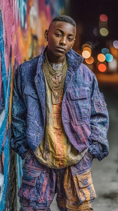 Bold Hip Hop Fashion Shots