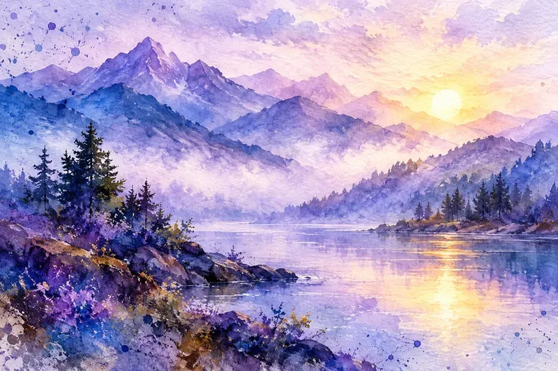 Dreamy Fluid Watercolor Masterpieces