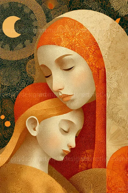 Klimt Inspired Gold Art Designs