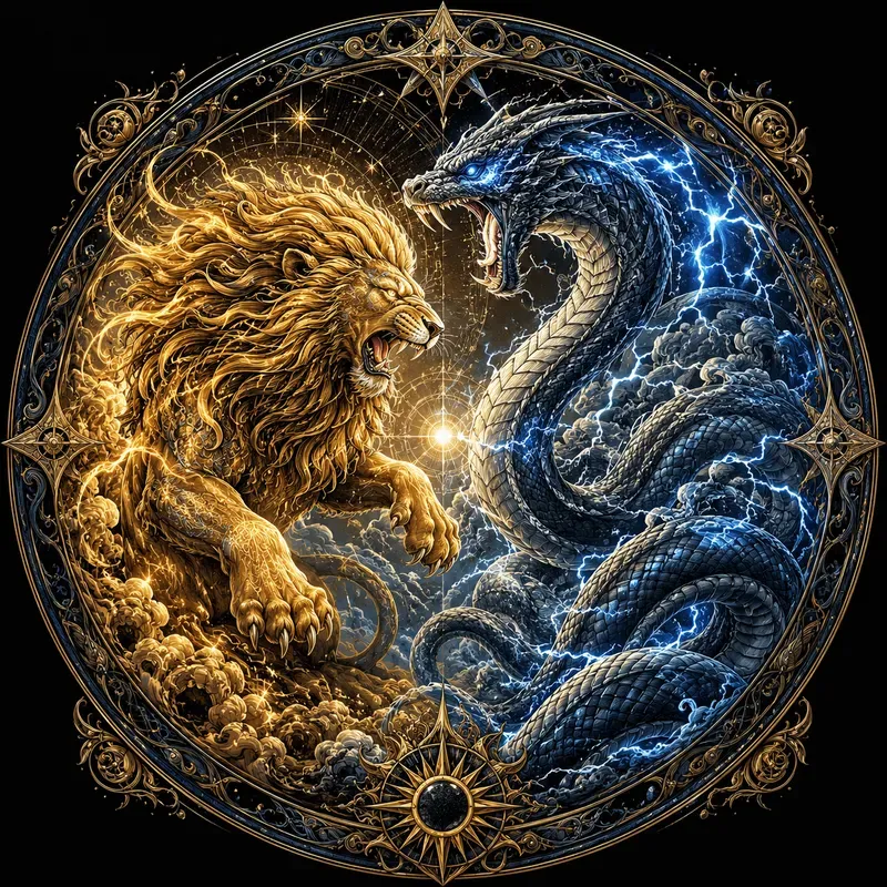 Mythic Dualbeast Battle Emblems