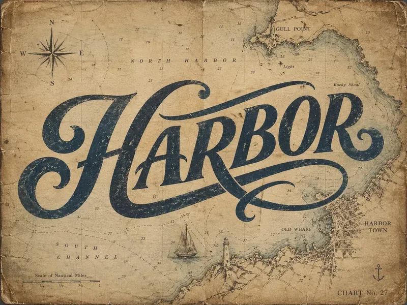 Heritage Handlettered Script Logos