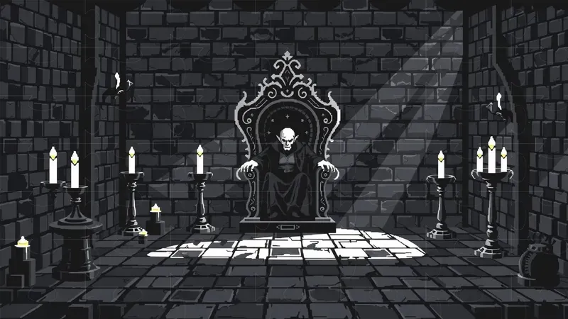 Dark Fantasy Pixel Art Retro Gaming