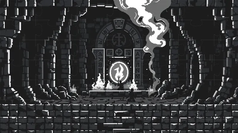 Dark Fantasy Pixel Art Retro Gaming