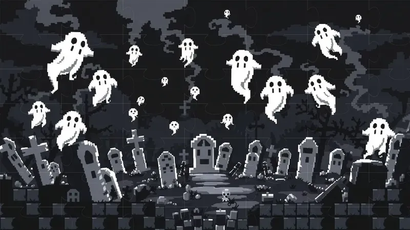 Dark Fantasy Pixel Art Retro Gaming
