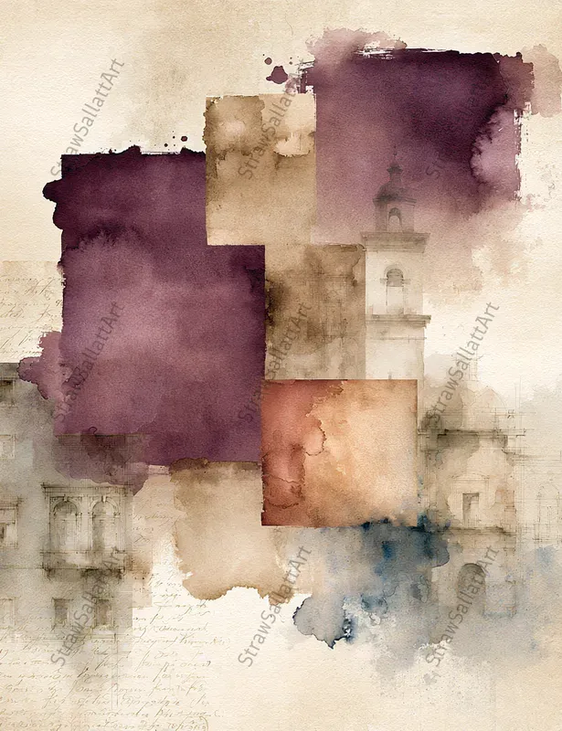 Watercolor Swatchbook Junk Journal Pages