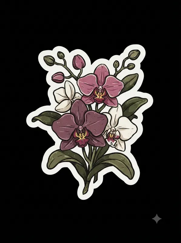 Vintage Screen Printed Stickers